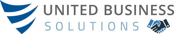 United Business Solutions Logo for dark background